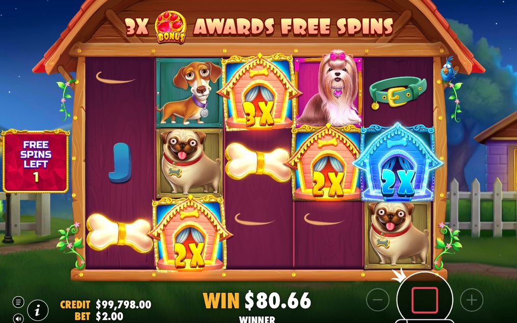 Free Spins med WILD-symboler som behåller sin multiplikator